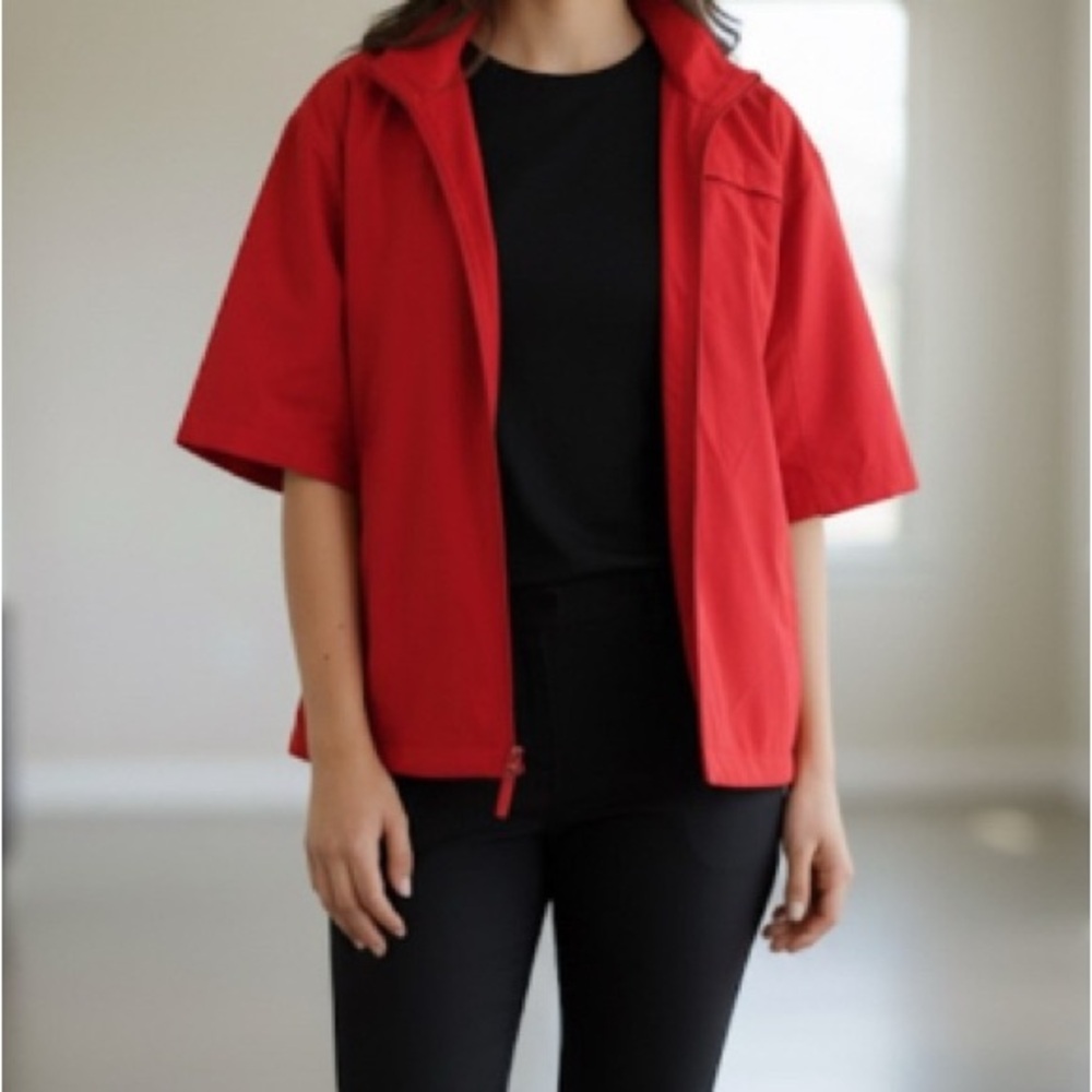Glen Echo XL Short Sleeve Red Golf Jacket